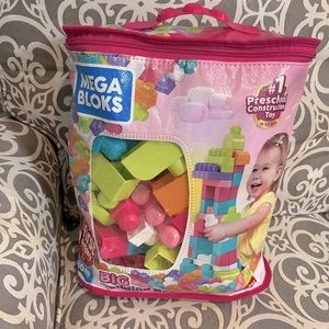 Pink Mega Blocks
